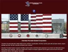 Tablet Screenshot of cherokeeporcelain.com